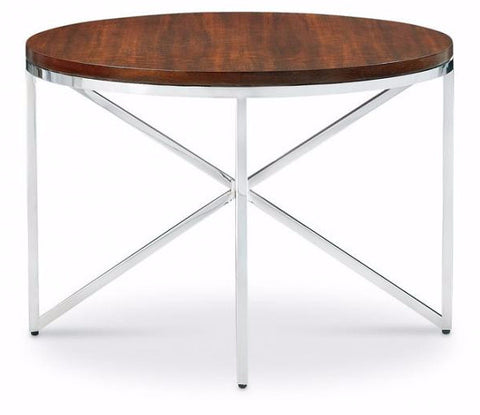 Domicile Side Table with Walnut Top - Bolier & Co.