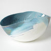Ivory Turquoise Feather Swirl Murano Glass Collection - Global Views