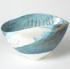 Ivory Turquoise Feather Swirl Murano Glass Collection - Global Views