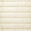 Ivory Charmeuse Channel Quilt Sham - Ann Gish