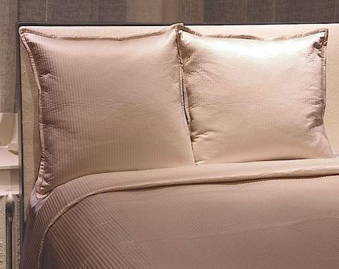 Linea Queen Coverlet Set, Taupe - Ann Gish