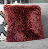 Long Wool Pillow, Plum 20" x 20" - Auskin