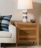 Paulina 3-Drawer Side Table, Natural - Bungalow 5