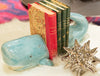 Whale Tale Blue Bookends - Two's Company