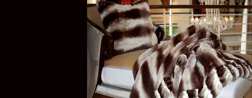 Faux Fur Pillows & Throws