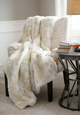 Lynx Limited Faux Fur Throw - Fabulous Furs