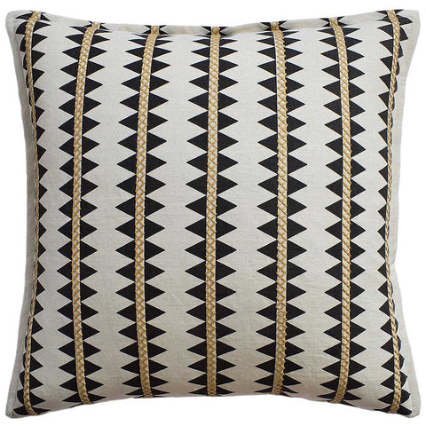 Reno Stripe Embroidery Pillow - Ryan Studio