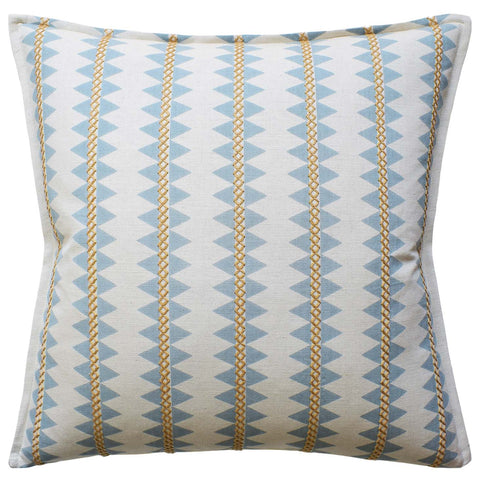 Reno Stripe Embroidery Pillow - Ryan Studio