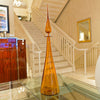 Straight Cone Petite Decanter, Amber - Joe Cariati