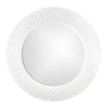 Bergman Mirror, Lacquer - Howard Elliott - Glossy White