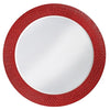 Bergman Mirror, Lacquer - Howard Elliott - Glossy Red