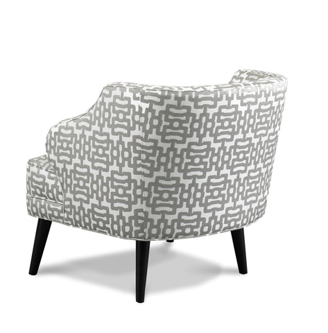 Courtney Chair, Ikat Dotscape Dove - Precedent