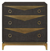 Cadena Three Drawer Chest - Currey & Company