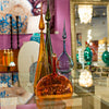 Straight Cone Petite Decanter, Amber - Joe Cariati