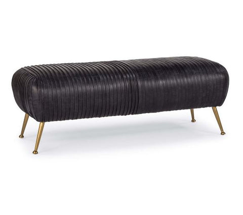 Beretta Leather Bench - Regina Andrew