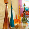 Straight Cone Petite Decanter, Azure - Joe Cariati