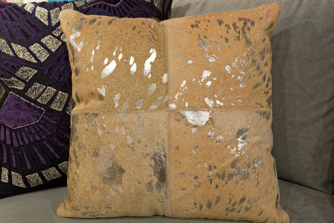 Canaan Pillow, Silver - Cloud 9 Design