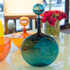 Flask Petite Decanter, Steel Blue - Joe Cariati