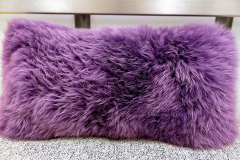 Long Wool Loganberry Pillow 11