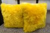Long Wool Yellow Pillow 20" x 20" - Auskin