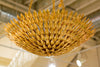 Broche 8 Light Antique Gold Ceiling Mount - Crystorama
