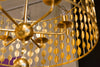 Layla 6 Light Antique Gold Chandelier - Crystorama