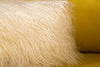 Tibetan Lamb Pillow Ivory 11" x 22" - Auskin