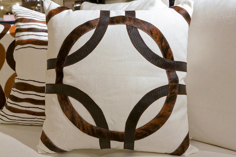 Martha Oyster Pillow 22x22 - V Rugs & Home