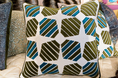 Criss Pillow, Oyster - V Rugs & Home