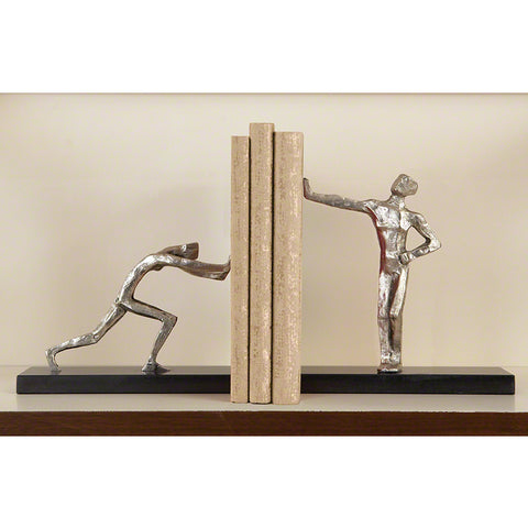 Blockhead Bookends, Pair - Global Views