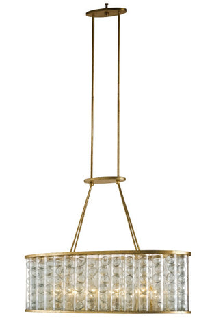 Frinton Rectangular Chandelier - Currey & Co.