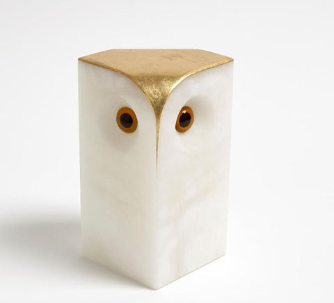 Alabaster Owl - Global Views