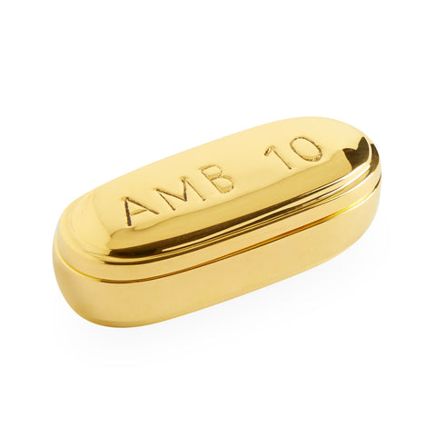 Brass Ambien Pill Box - Jonathan Adler