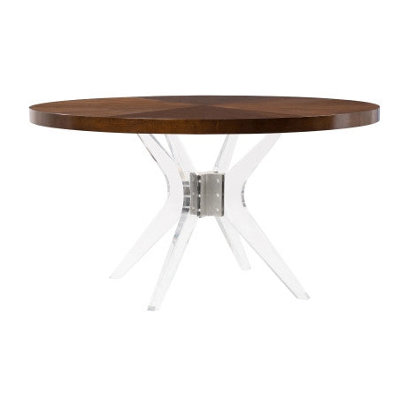 Ariel Wood Top Dining Table - Belle Meade Signature