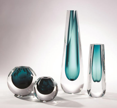 Cut Glass Vases - Global Views