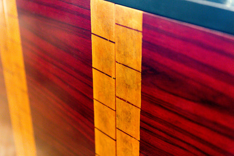 Occasionals Black Lacquer Cabinet Gold - Bolier & Co.