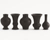 Mini Chinoise Vases, S/5, Matte Black - Global Views