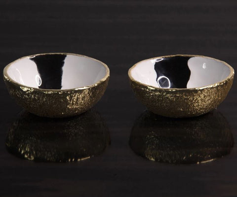 Bianco Nero Salt & Pepper Set - Lunares