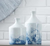 Blue and White Porcelain Bottle Vase - Howard Elliott