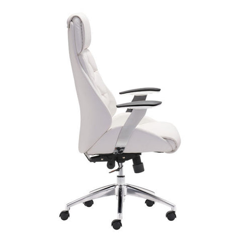 Boutique Office Chair White - Zuo Modern
