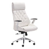 Boutique Office Chair White - Zuo Modern