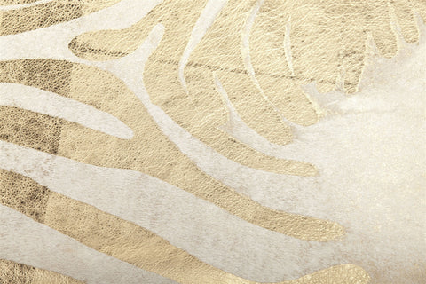 Rustic Zebra Gold on Beige - Saddleman’s of Sante Fe