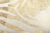 Rustic Zebra Gold on Beige - Saddleman’s of Sante Fe