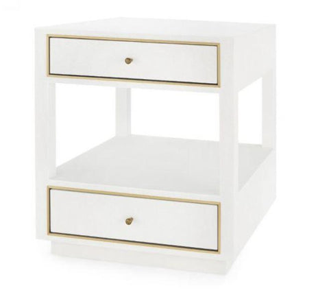 Carmen 2-Drawer Side Table - Bungalow 5