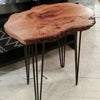 Cherry Burl Side Table - Wood Shop