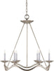 Choros Polished Nickel Chandelier - Visual Comfort