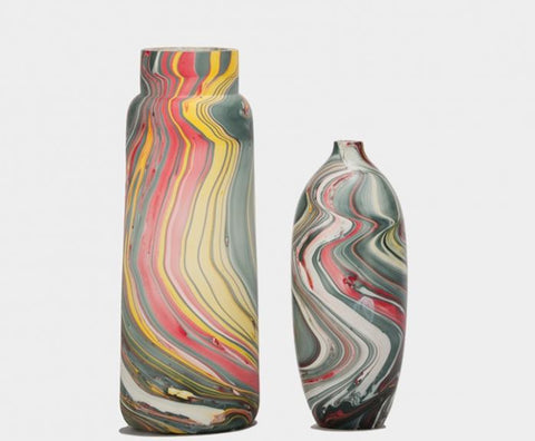 Cindy Vase - Gold Leaf Design