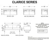 Clarice Condo Sofa - Lazar