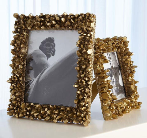 Facet Cluster Frame, Brass - Global Views