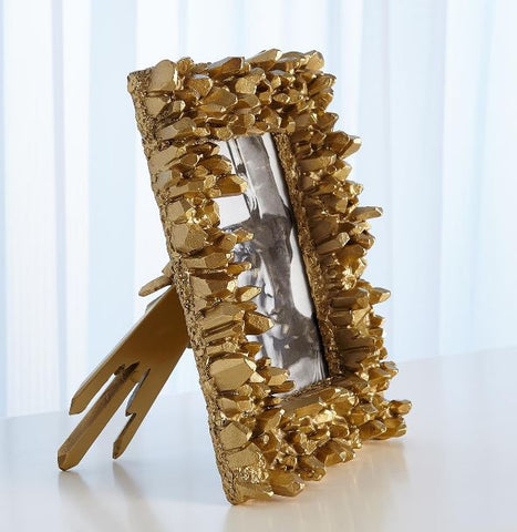 Facet Cluster Frame, Brass - Global Views